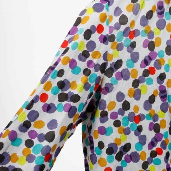 Issey Miyake Polka Dot Button Down Shirt - Picture 5 of 12